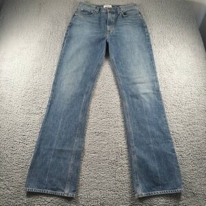 AGOLDE Jeans Womens 28 Vintage High Rise Straight Leg Blue Denim Organic Cotton